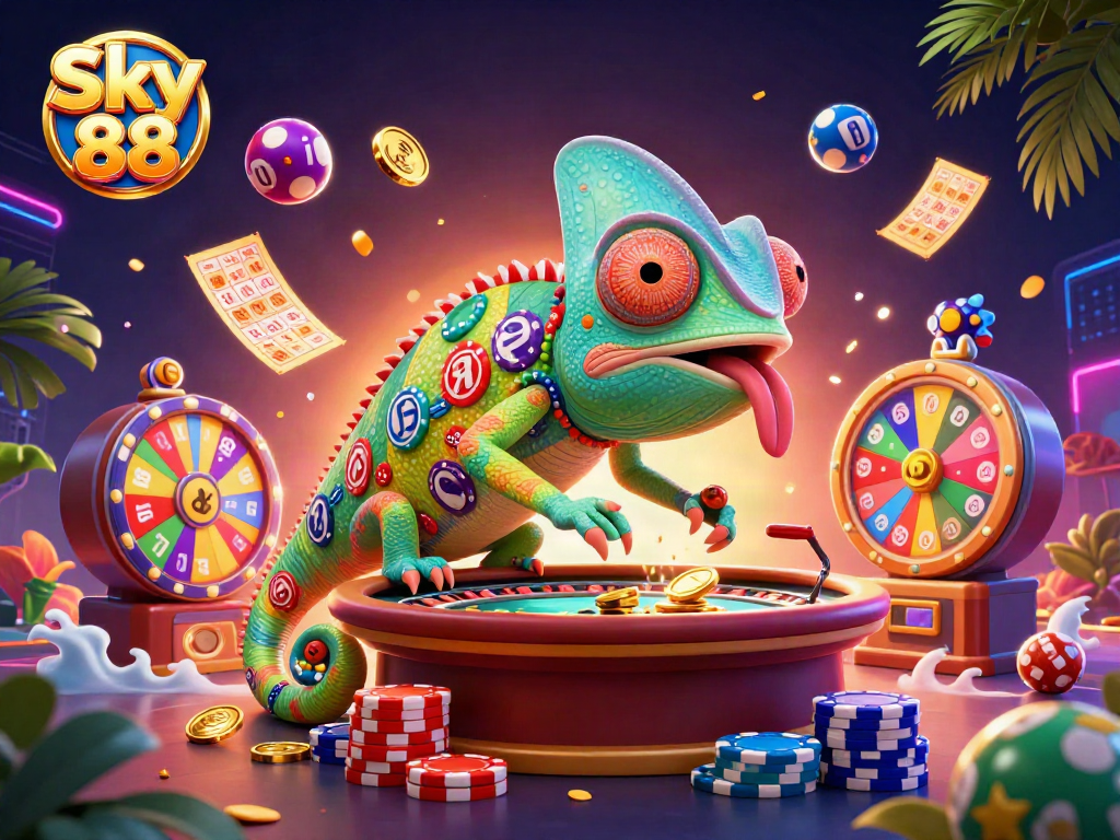 Experience thrilling action at Sky 88 with engaging casino gaming elements and vibrant visuals.