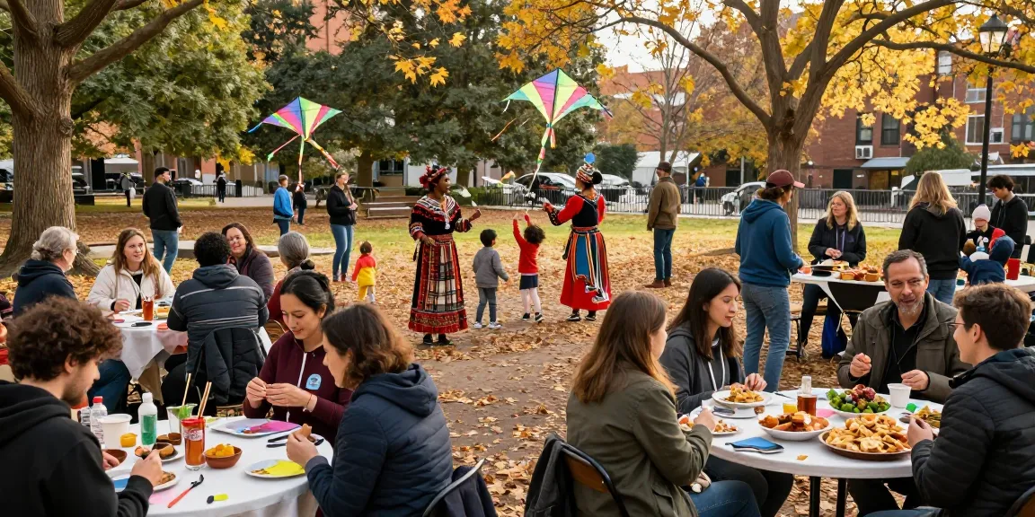 Community gathering highlighting rokok88 slot values of diversity and inclusivity in a vibrant setting